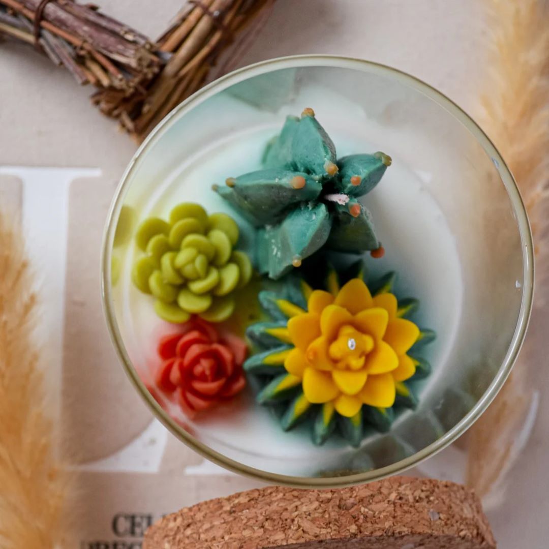 CANDELA PROFUMATA CACTUS FLOWER - immagine 2
