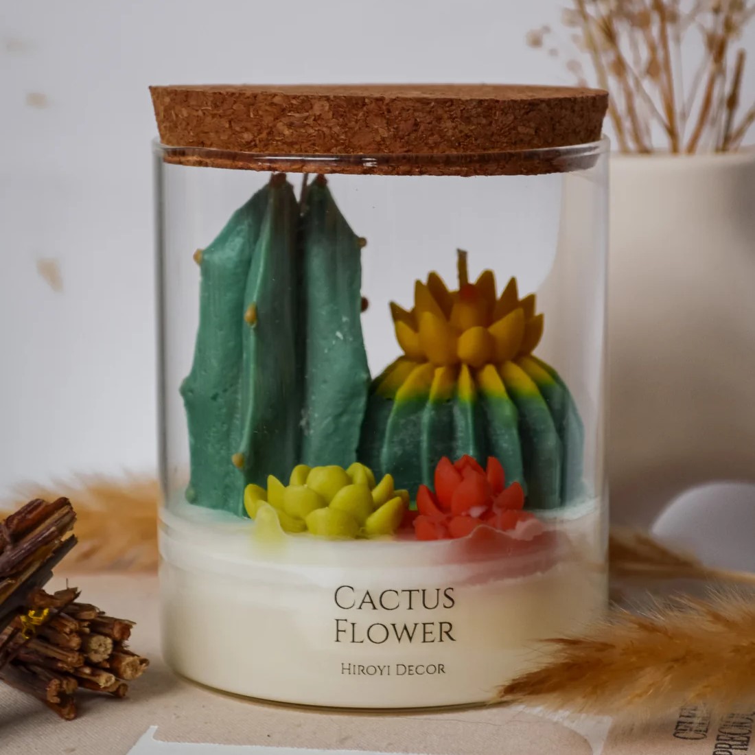 CANDELA PROFUMATA CACTUS FLOWER - immagine 3