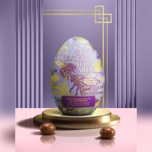 IL GIARDINO SEGRETO • LATTA UOVO CON OVETTI DI CIOCCOLATO AL LATTE RIPIENI | LEONE 1857