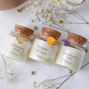 CANDELA PROFUMATA IN BARATTOLO DA 50 ml PER PASQUA / LAMPONE SELVATICO