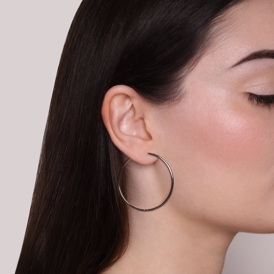 ORECCHINI A CERCHIO MARISA ARGENTO | VERAMÉ GIOIELLI - immagine 2