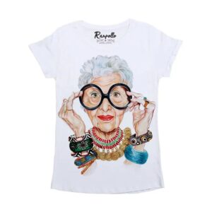 T-SHIRT 100% COTONE "BRACCIALI" REGULAR L / BIANCO | RANPOLLO MILANO