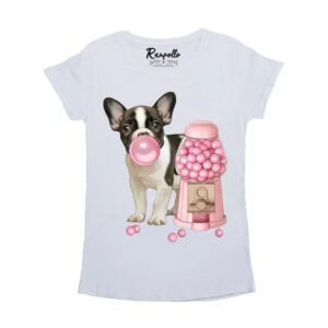 T-SHIRT 100% COTONE "BUBBLE" REGULAR S / BIANCO | RANPOLLO MILANO