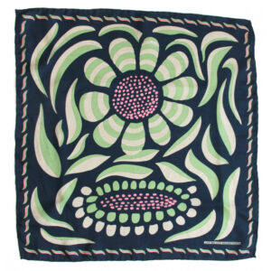 MINI FOULARD "FORGET-ME-NOT" MARINE NAVY | LES BELLES VAGABONDES