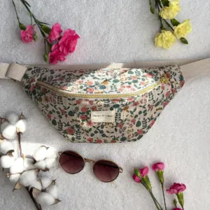MARSUPIO ARTIGIANALE IN COTONE / FANTASIA FLOREALE | FLEURS DE COTON CRÉATIONS