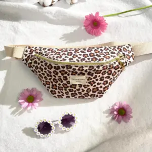 MARSUPIO ARTIGIANALE IN COTONE / FANTASIA LEOPARDATA | FLEURS DE COTON CRÉATIONS