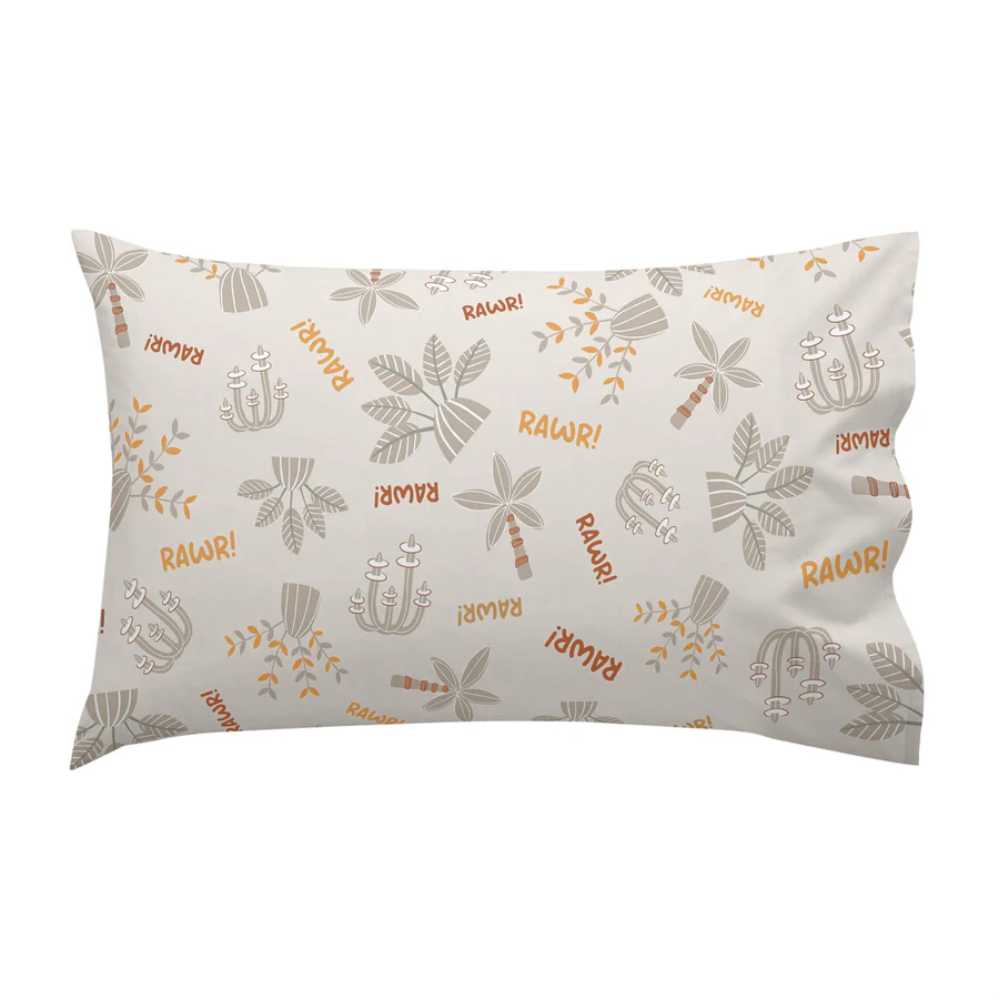PARURE LETTO IN COTONE A TEMA DINOSAURI PER BAMBINI 100x130 cm - immagine 4