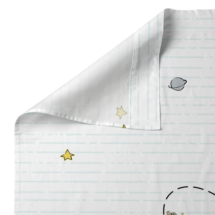 COPRILETTO TRAPUNTATO LEGGERO IN COTONE IL PICCOLO PRINCIPE 100x130 cm - immagine 3