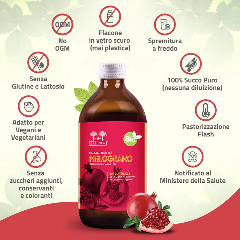 SUCCO DI MELOGRANO BIO | SALUGEA - immagine 5