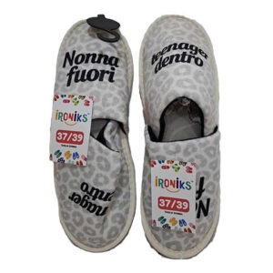 PANTOFOLE NONNA FUORI TEENAGER DENTRO / TAGLIA 37-39 | IRONIKS